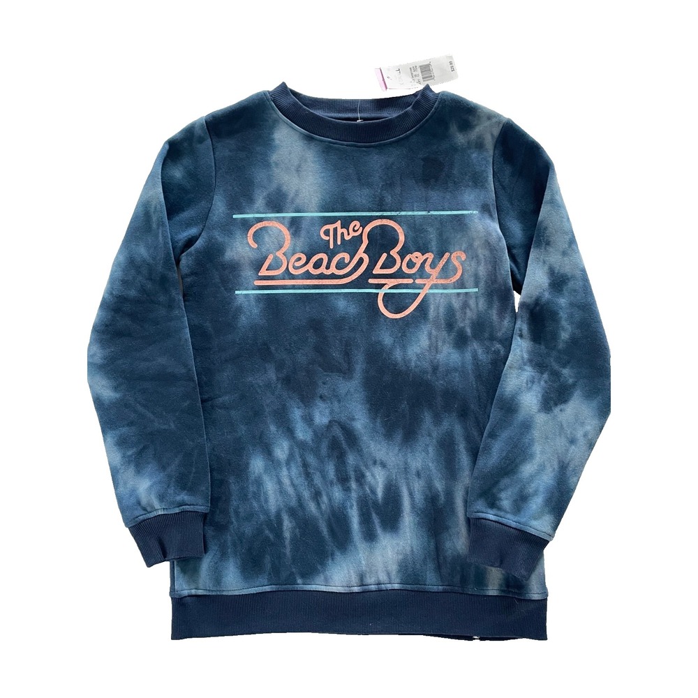 The Beach Boys Sweatshirt Women's X-Small NWT Tie Dye Super Soft Palm Tree